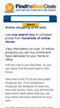 Mobile Screenshot of findthebestdeals.com